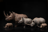 De CLAY Studio White rhinoceros Model