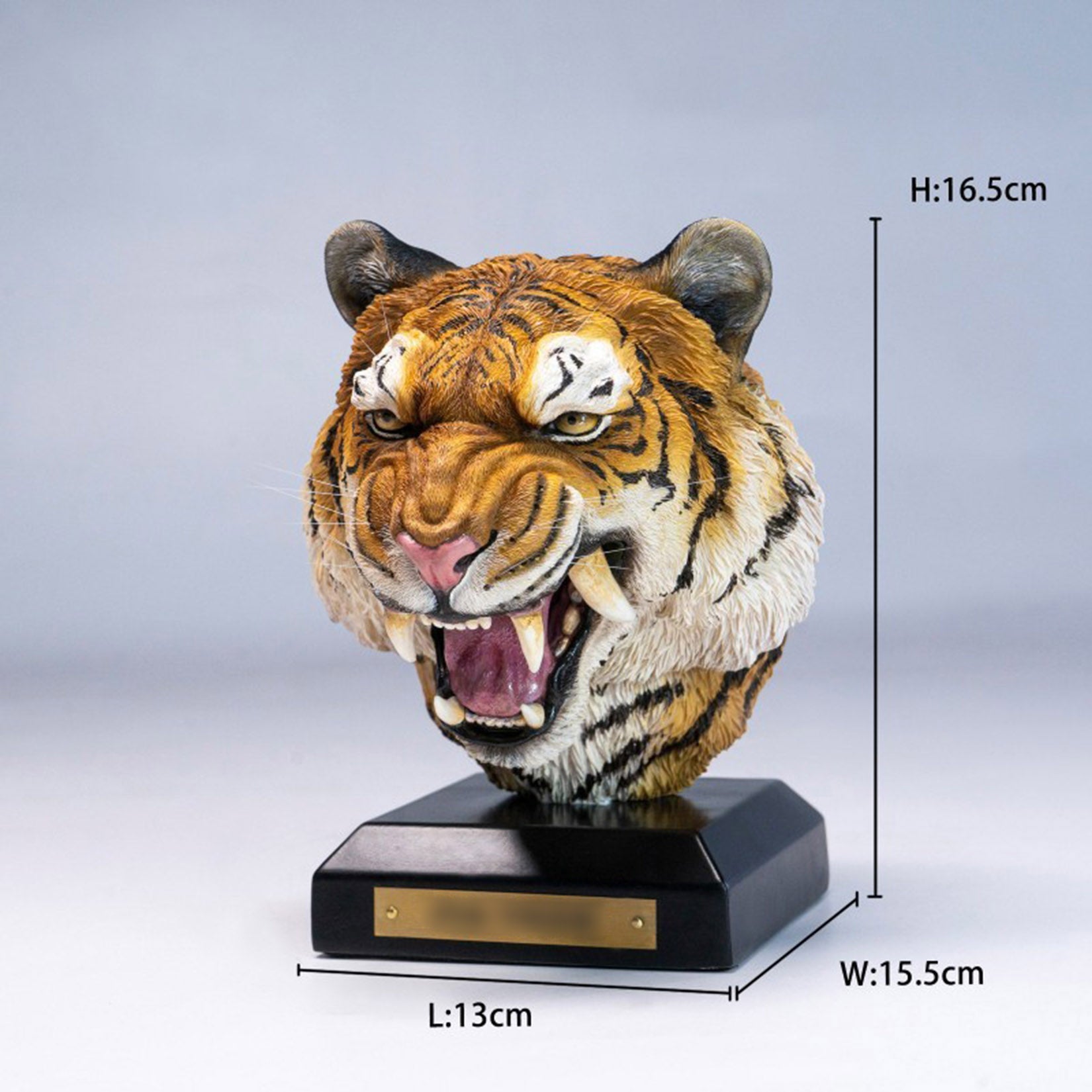 JXK Tiger Head Statue Figure