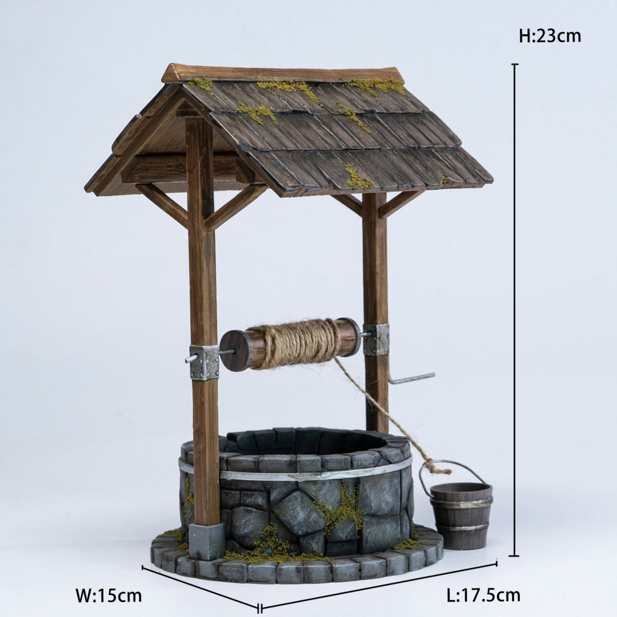 MMMTOYS Studio 1:12 Scale Deserted Village Dry Well Diorama