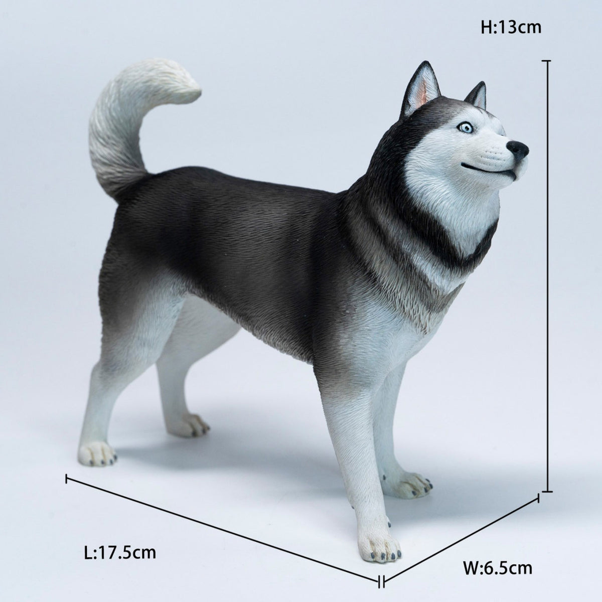 JXK Studio Husky Resin Dog Model Home Decor