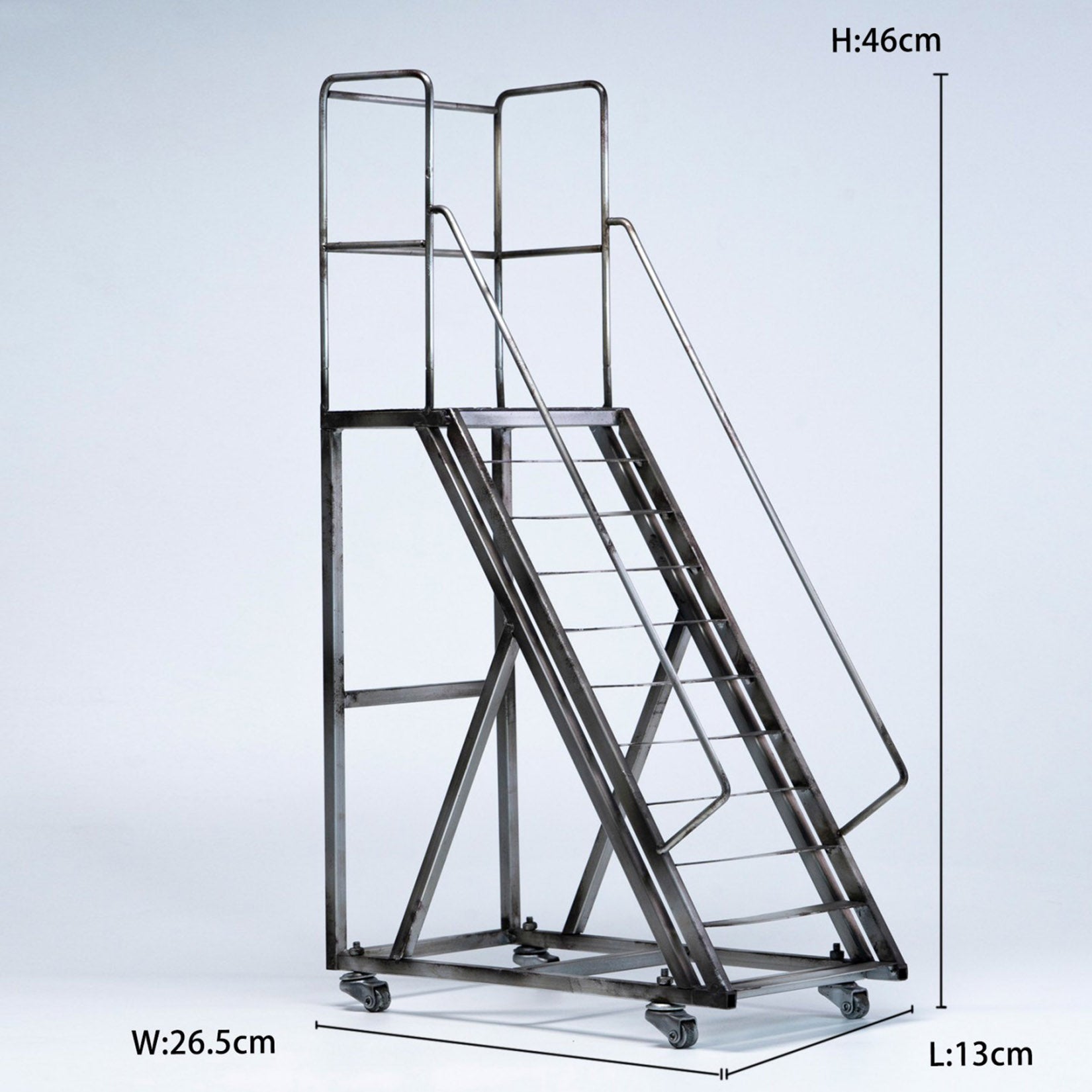 MMMTOYS 1:6 Scale Mobile Work Platform Ladder Model