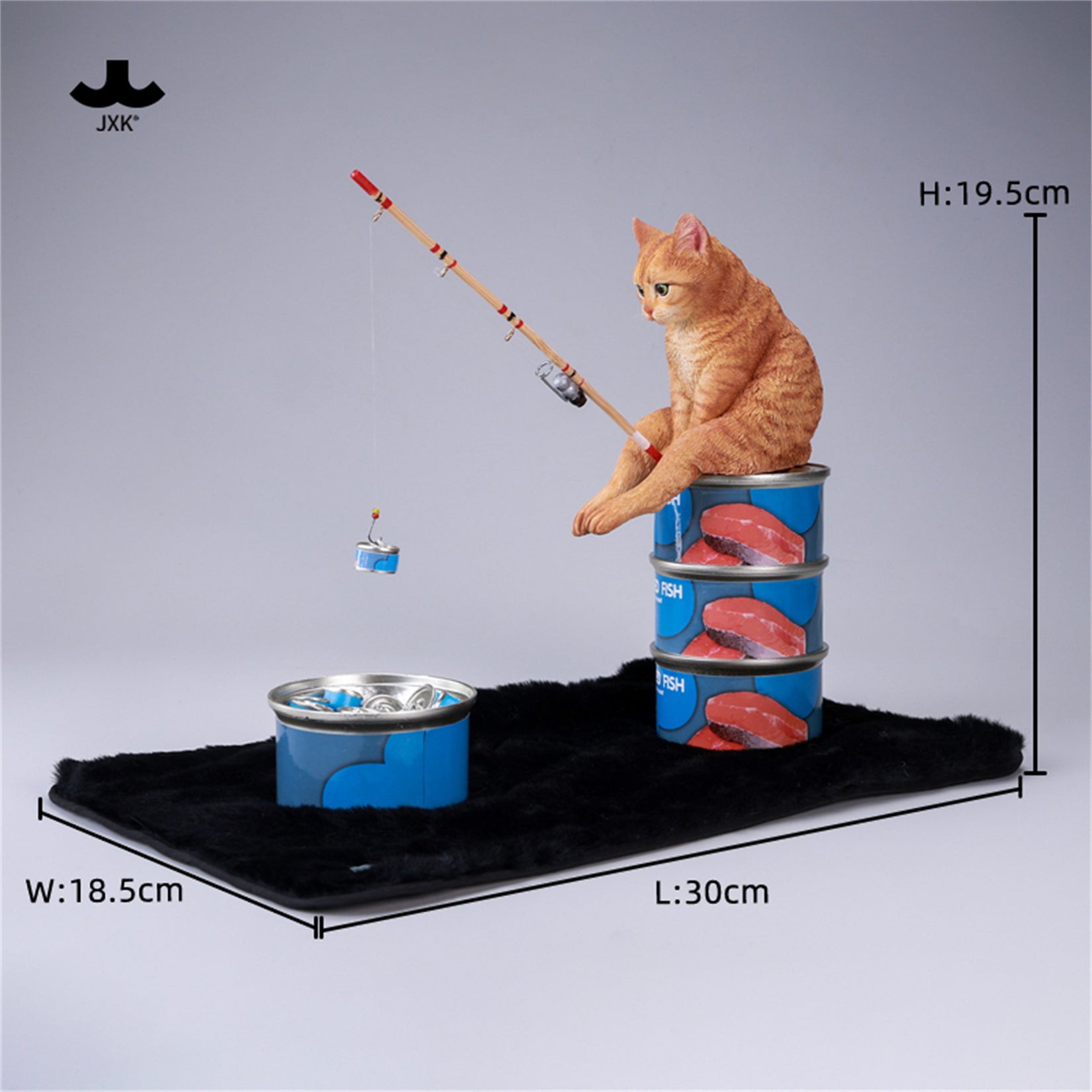 JXK Dream-Fishing Kitten Figure
