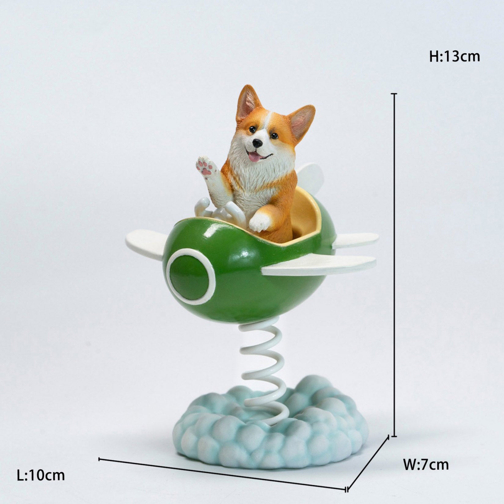 JXK Studio Flying Corgi Wobbler Model