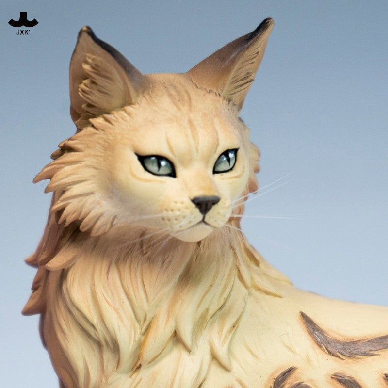 JXK Misty Forest Cat Figurine