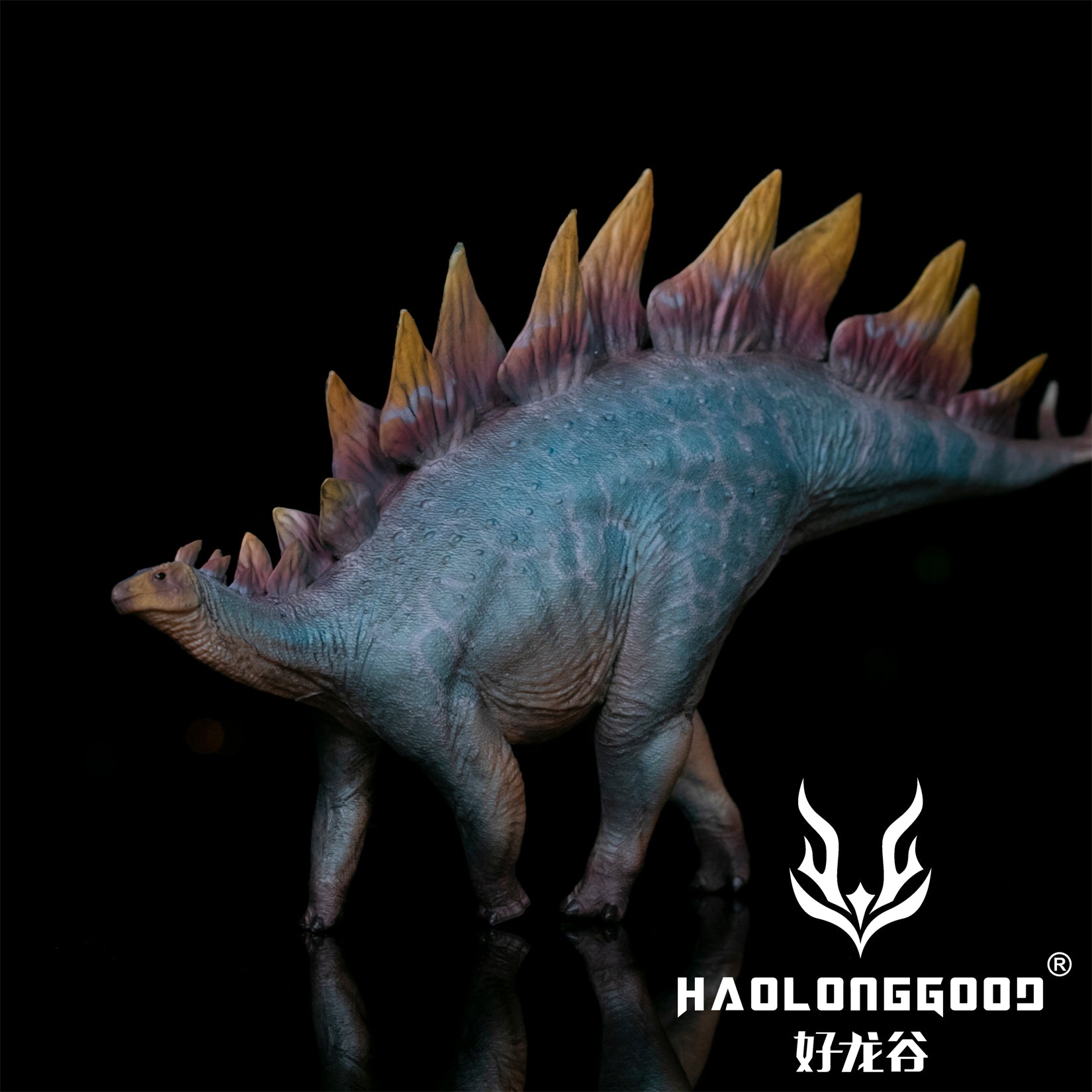 HAOLONGGOOD 1:35 Scale Stegosaurus Model