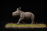 De CLAY Studio White rhinoceros Model