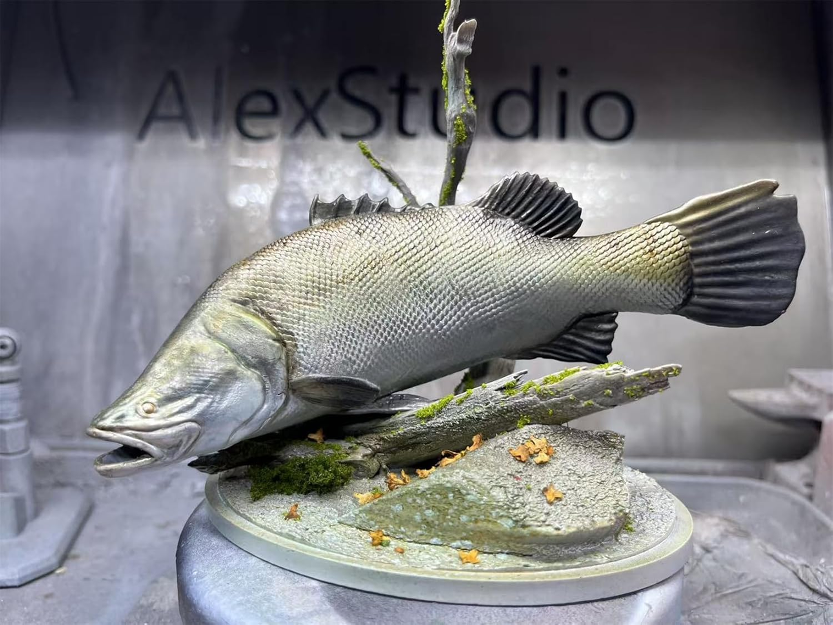 Alex Studio Largemouth Bass Model