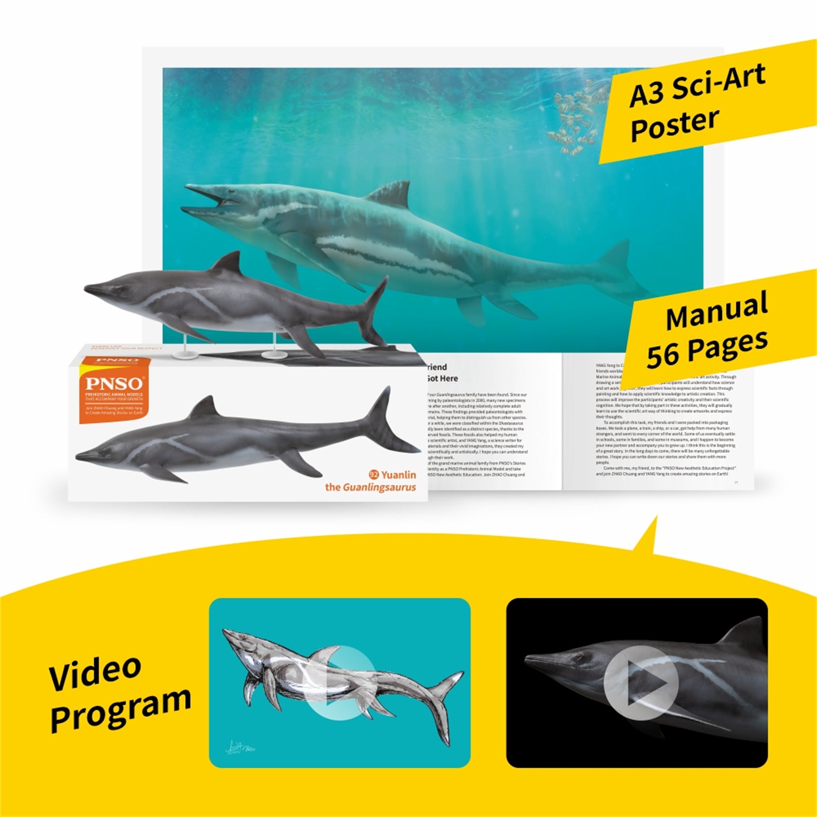 PNSO 92 Yuanlin Guanlingsaurus Model