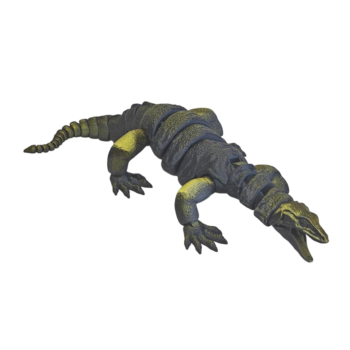 3D Printed Articulated Komodo Dragon Giant Lizard Figure