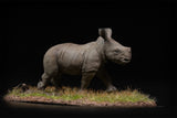 De CLAY Studio White rhinoceros Model