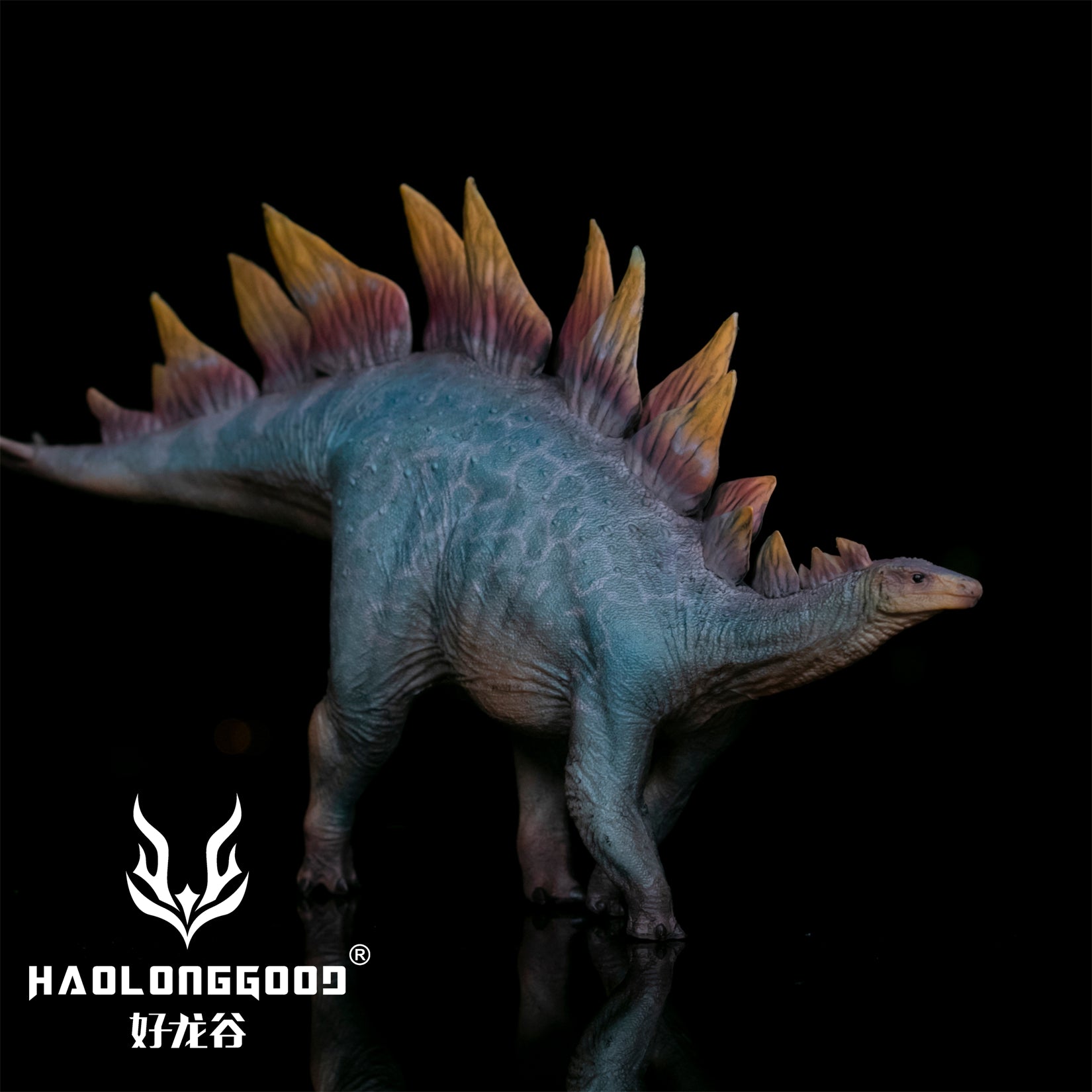 HAOLONGGOOD 1:35 Scale Stegosaurus Model
