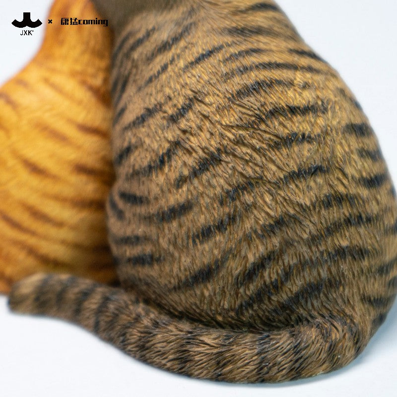 JXK Cats Resting Among Stones Model