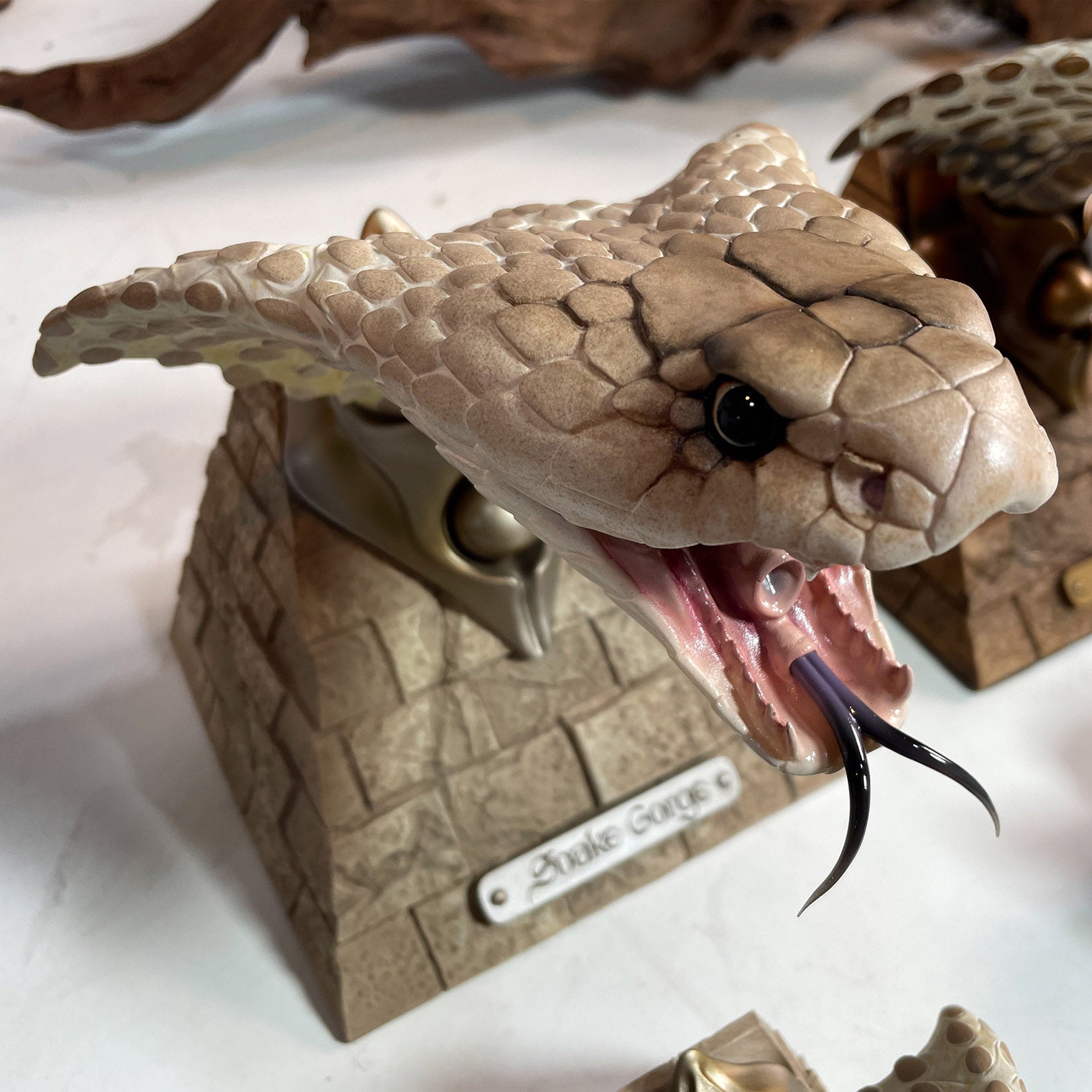 Snake Gorge Indian cobra Head Model