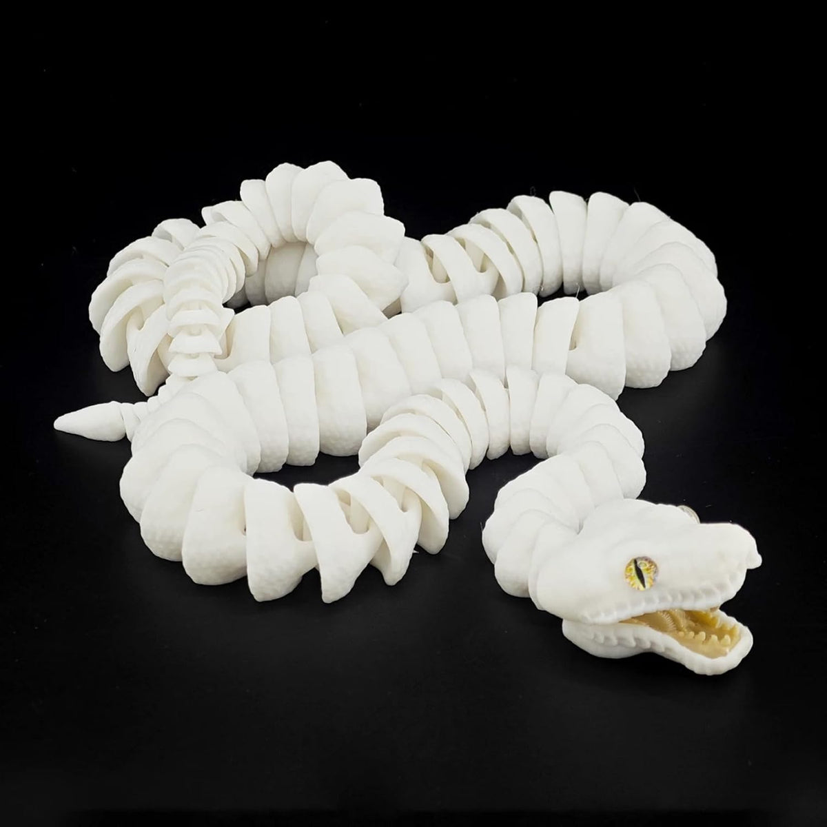 3D Printed Giant Python Articulated Figure Snake Model Collector