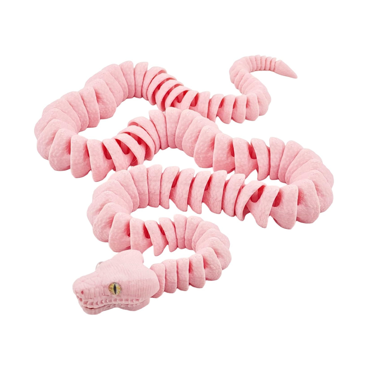 3D Printed Giant Python Articulated Figure Snake Model Collector