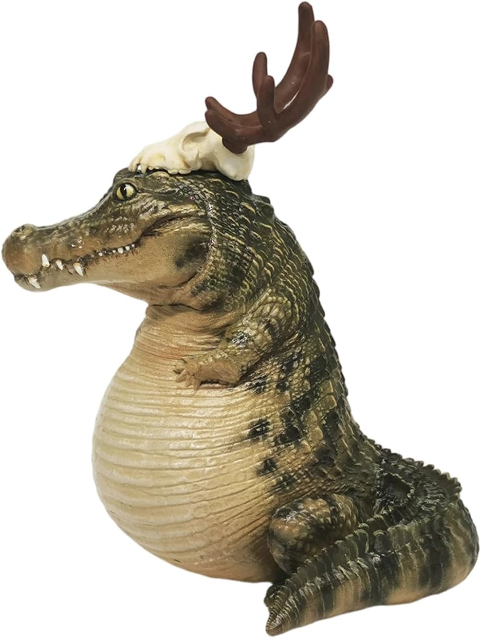 Realistic Crocodile Resin Animal Figurine Scene Decor Collector Gift