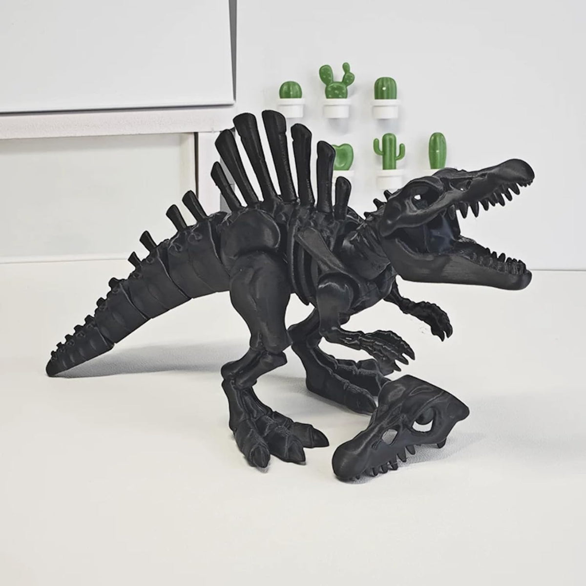 3D Printed Articulated Spinosaurus Figure Dinasaur Model