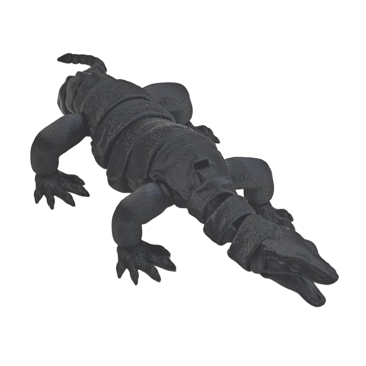 3D Printed Articulated Komodo Dragon Giant Lizard Figure