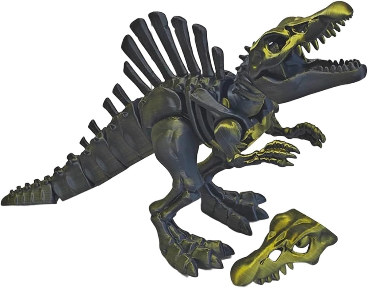 3D Printed Articulated Spinosaurus Figure Dinasaur Model