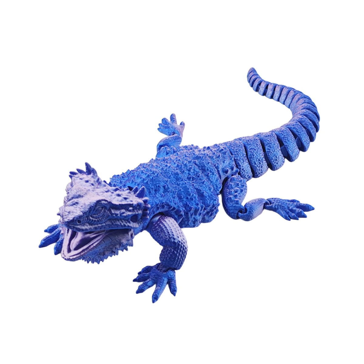 3D Printed Articulated Bearded Dragon Movable Lizard Animal Model