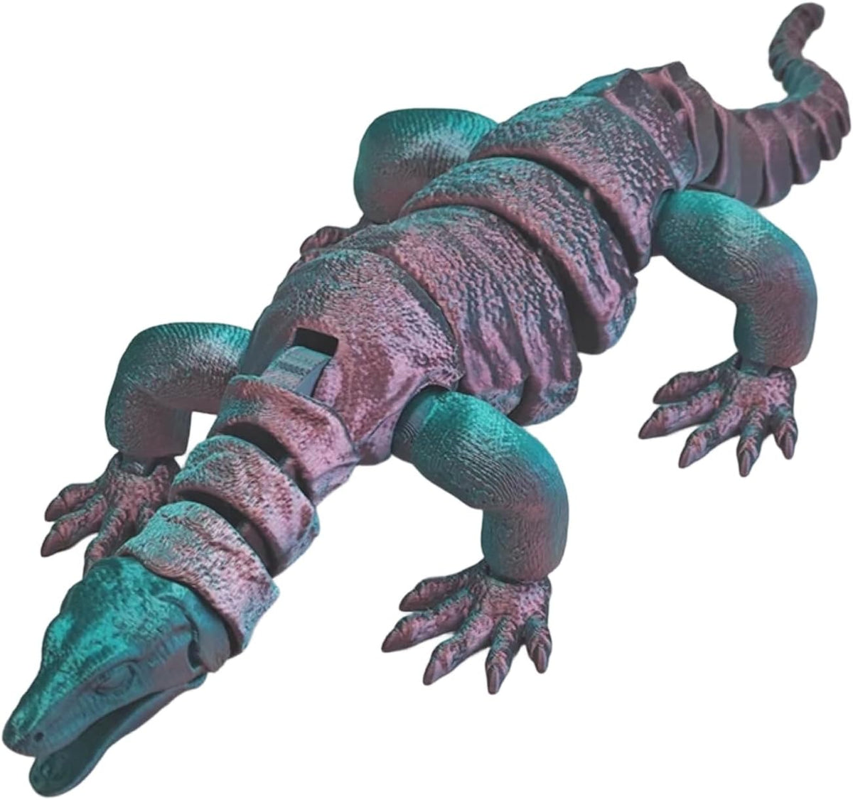 3D Printed Articulated Komodo Dragon Giant Lizard Figure