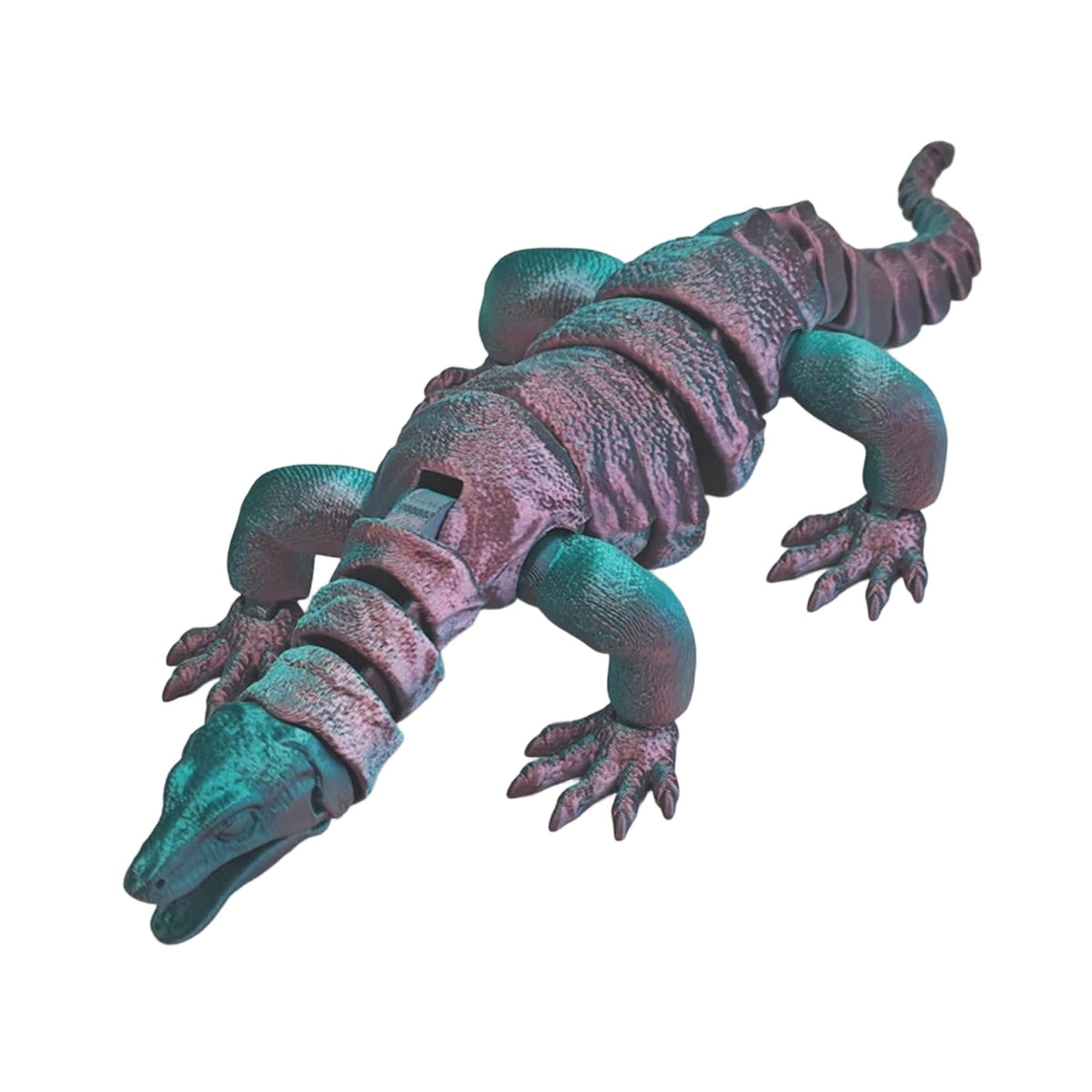 3D Printed Articulated Komodo Dragon Giant Lizard Figure