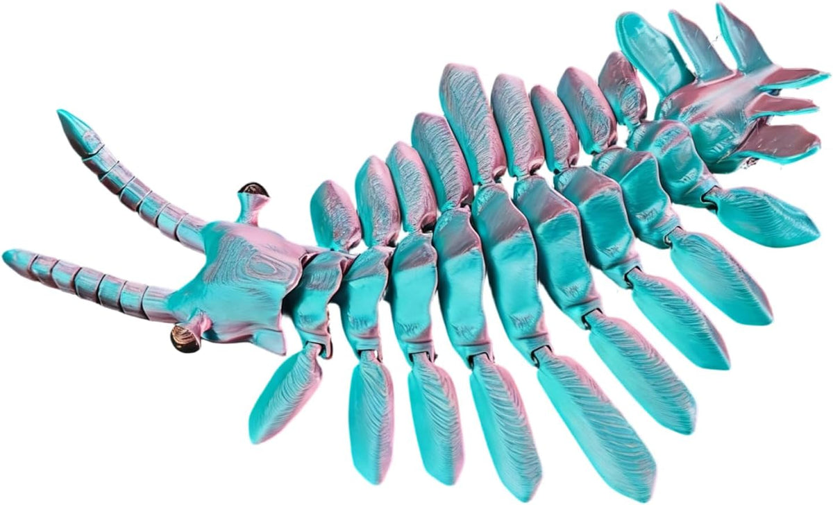 3D Printed Articulated Anomalocaris Prehistoric Creature Model