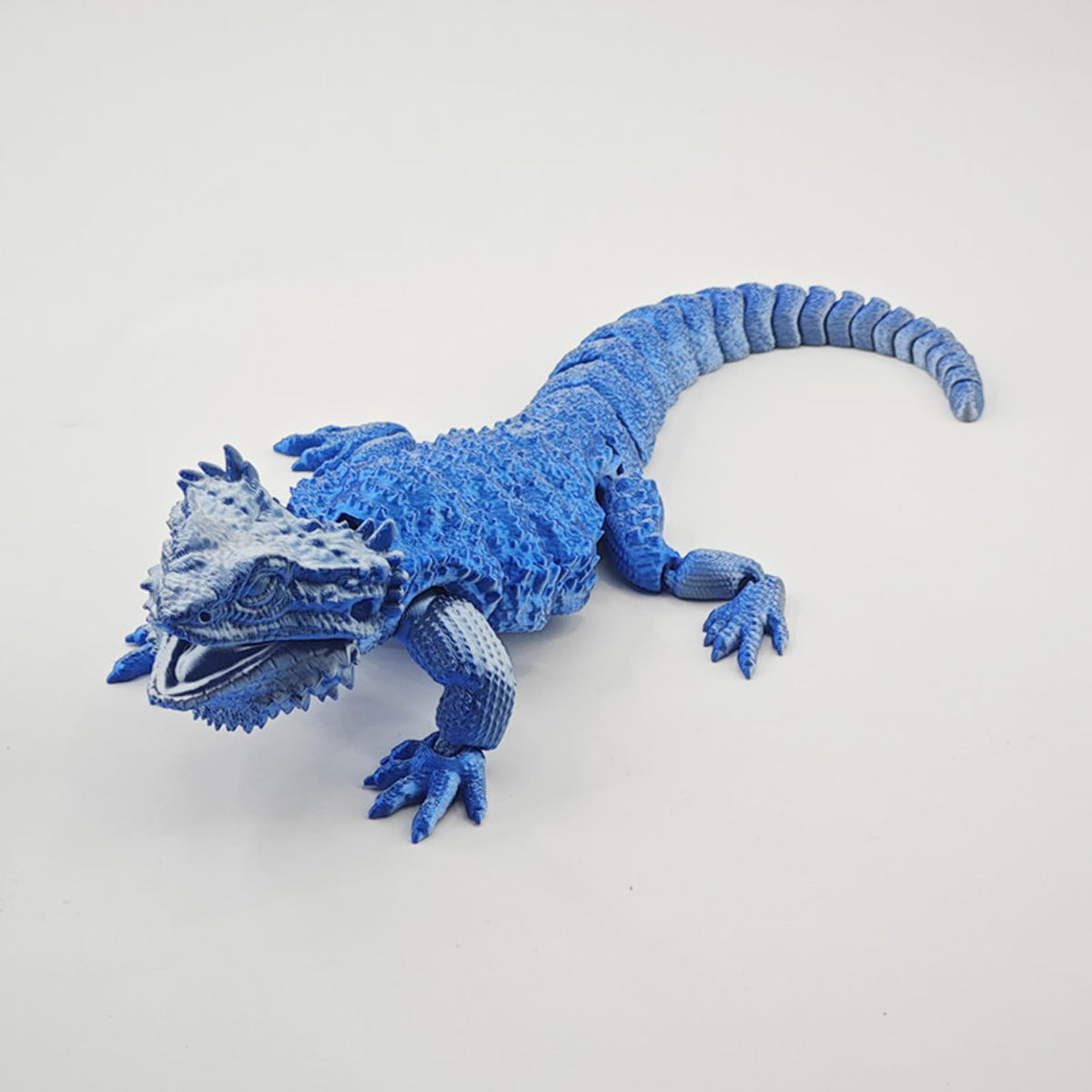 3D Printed Articulated Bearded Dragon Movable Lizard Animal Model
