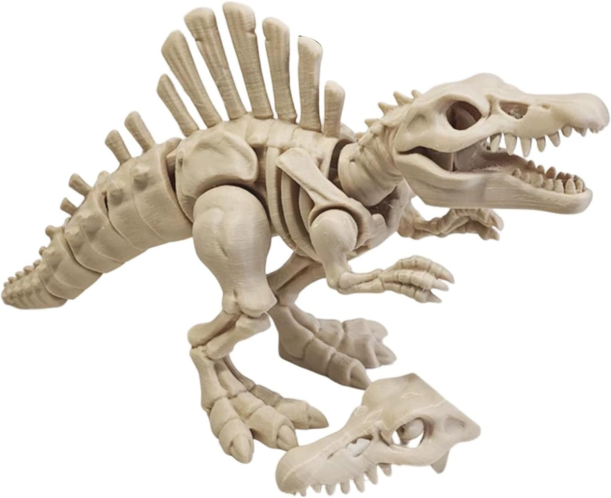 3D Printed Articulated Spinosaurus Figure Dinasaur Model