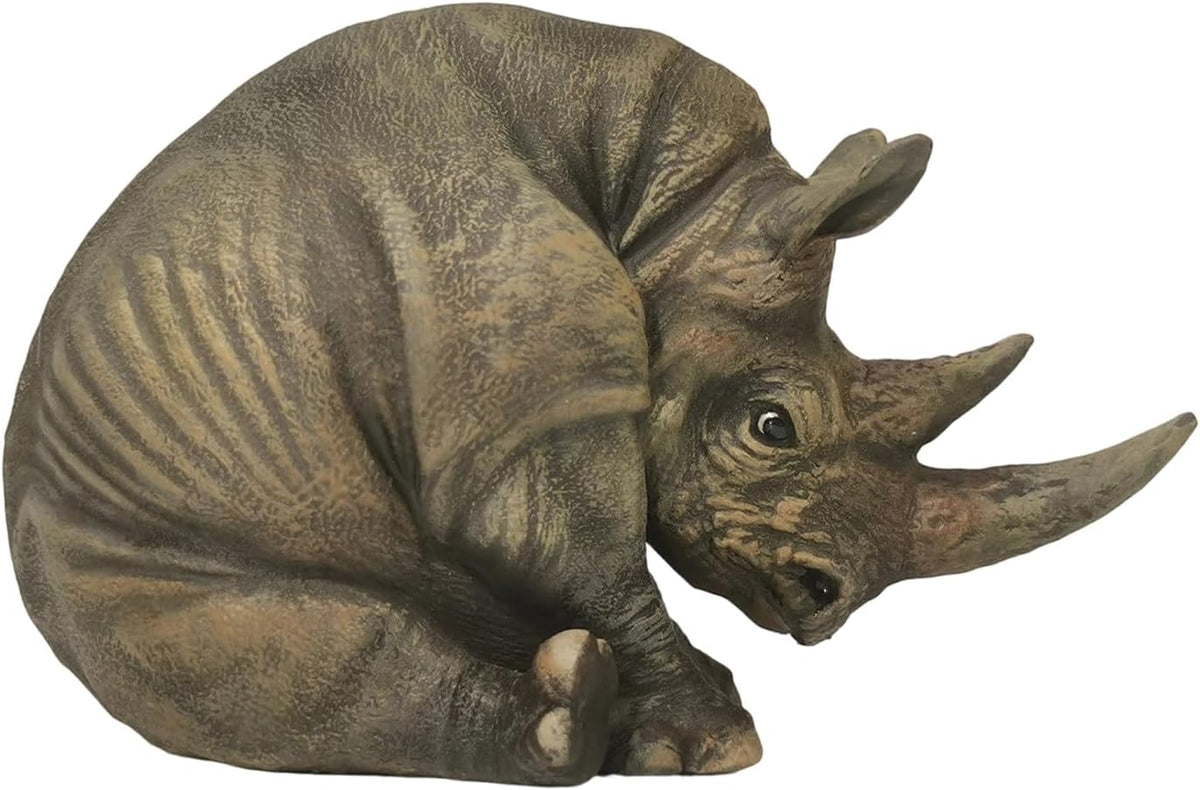 Black Rhinoceros Animal Collector Realistic Rhino Figure