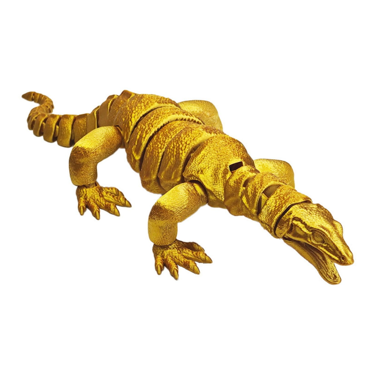 3D Printed Articulated Komodo Dragon Giant Lizard Figure