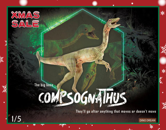 DINO DREAM 1/5 Female Compsognathus Statue