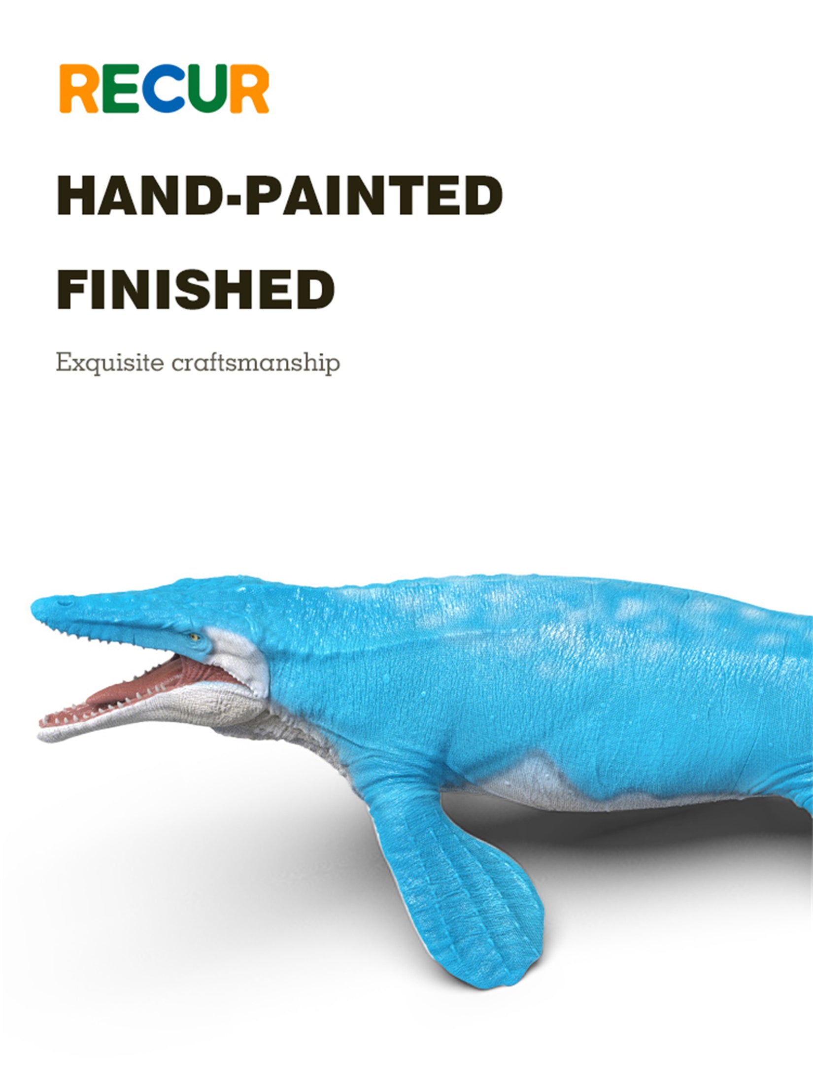 RECUR 1:35 Scale Mosasaurus Hoffmann Model