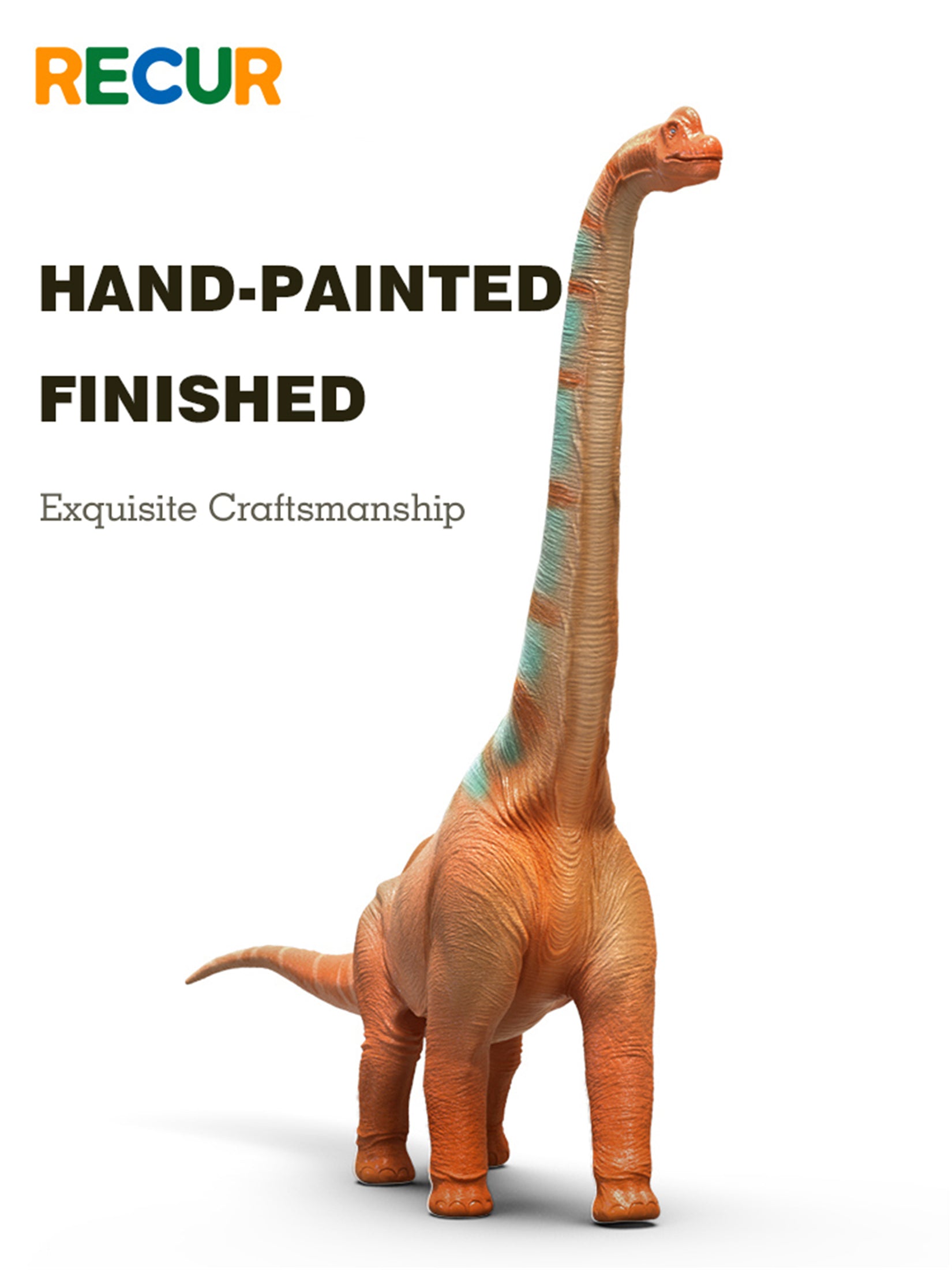 RECUR 1:65 Scale Brachiosaurus Elmer Model