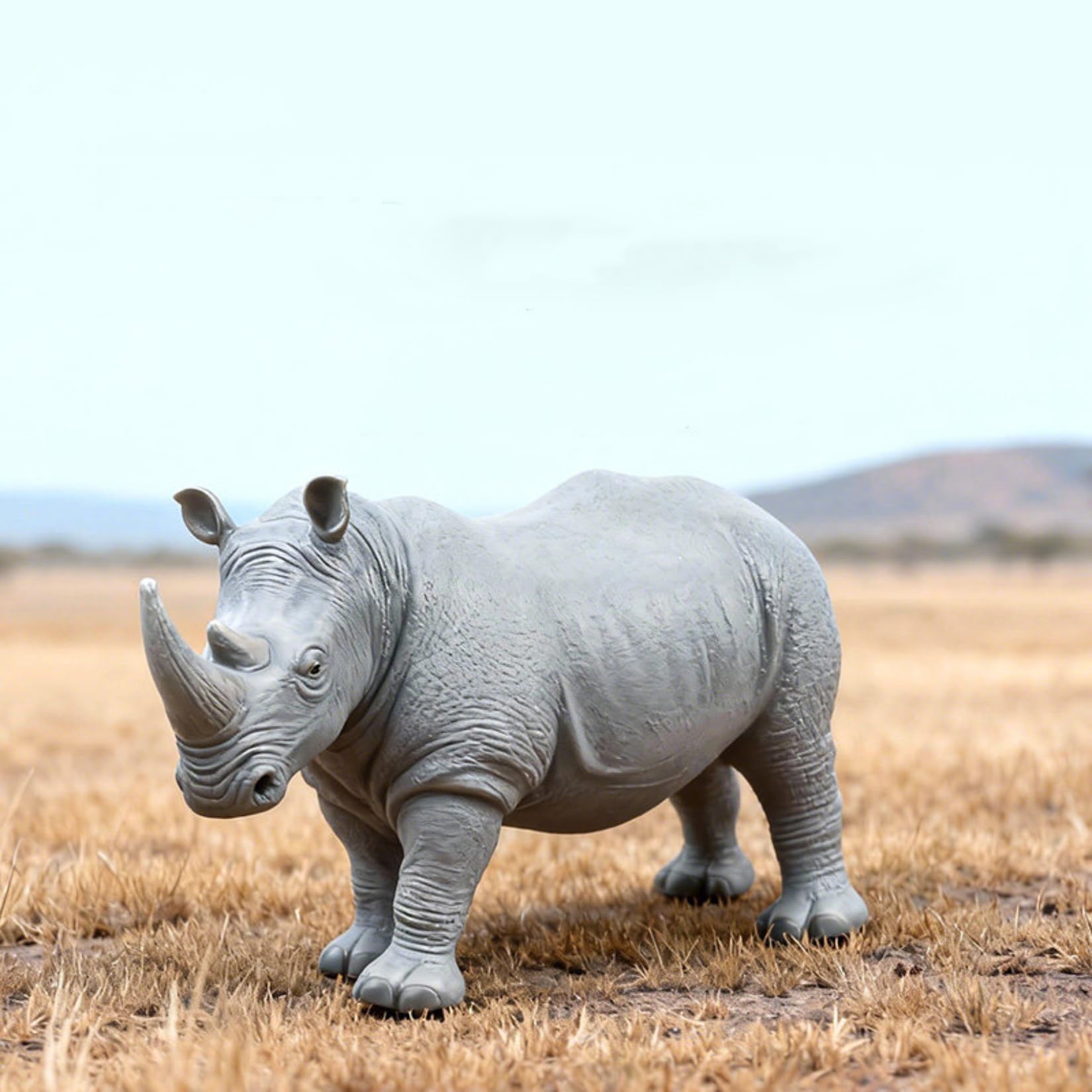 Recur Rhinoceros Animal Model PVC Figurines Collector