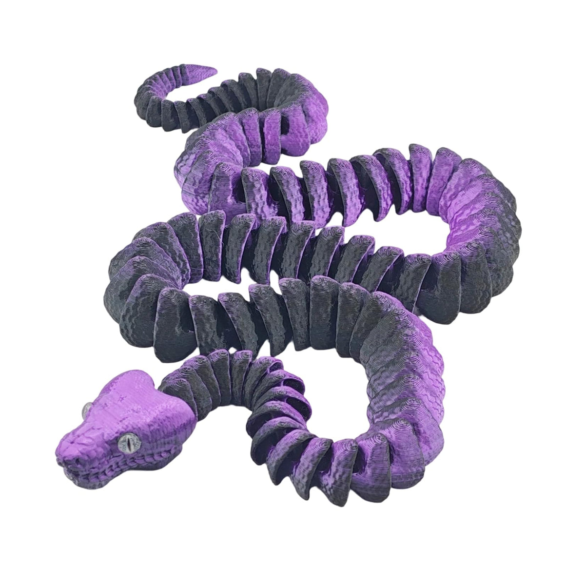 3D Printed Giant Python Articulated Figure Snake Model Collector