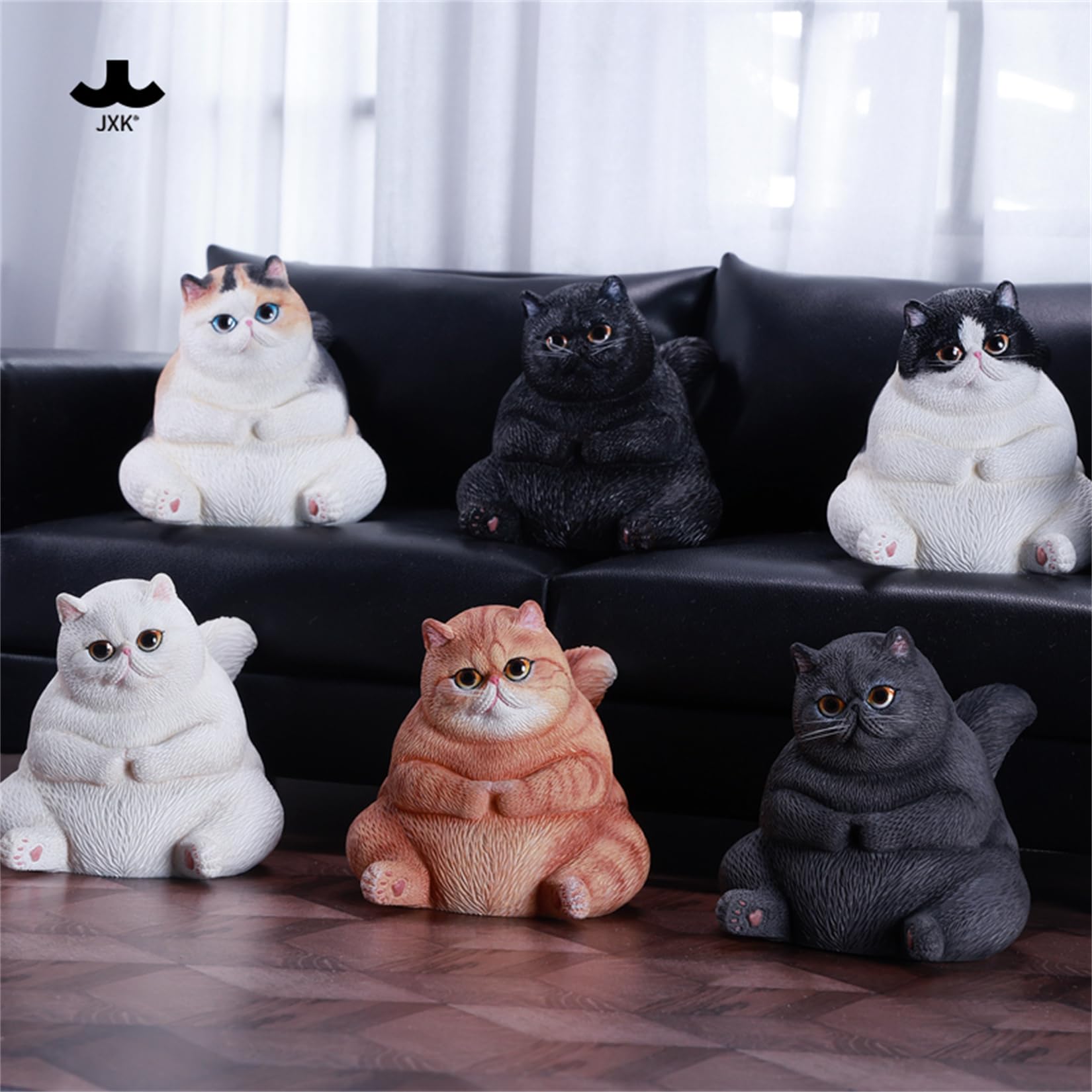 JXK Rice Ball Cat Figure