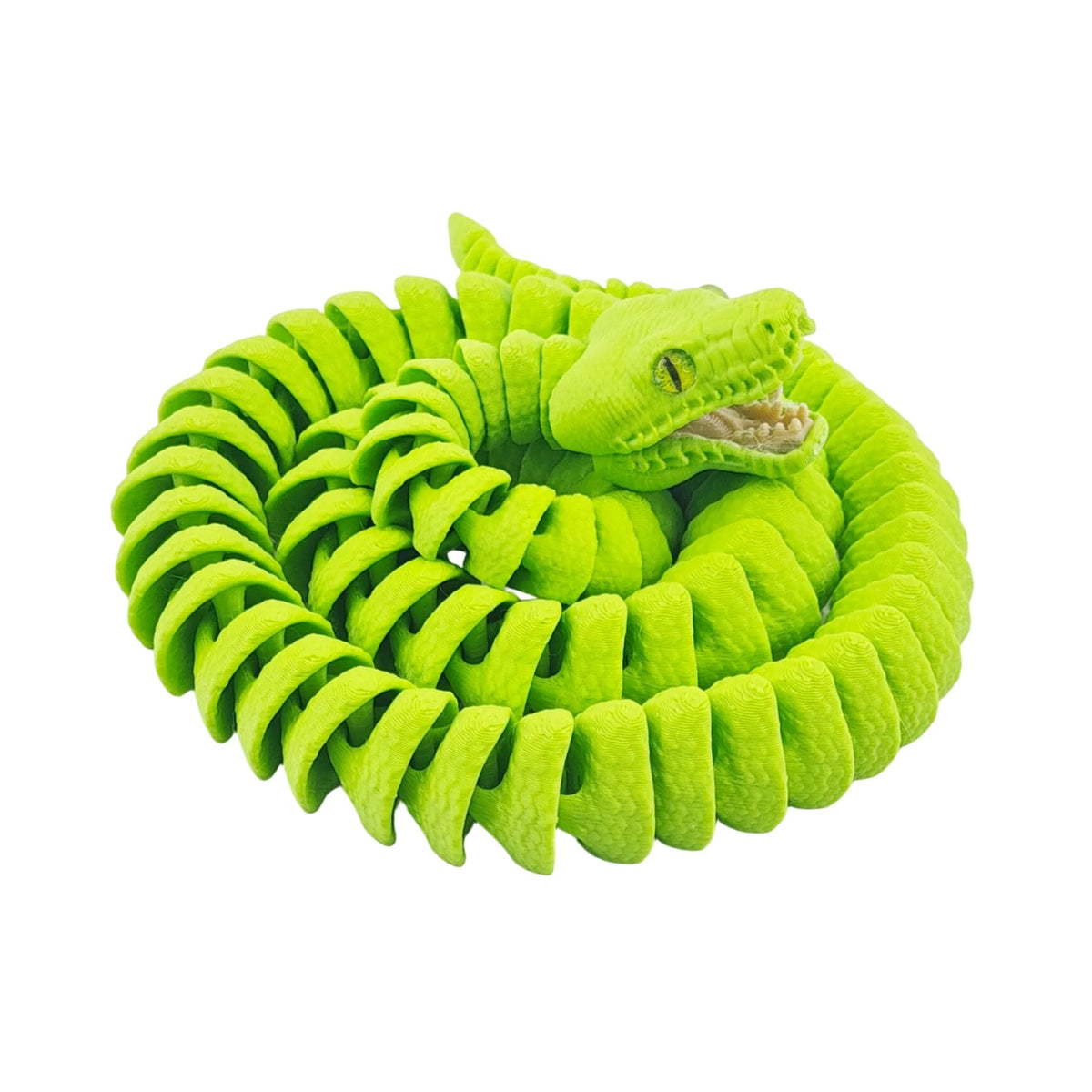 3D Printed Giant Python Articulated Figure Snake Model Collector