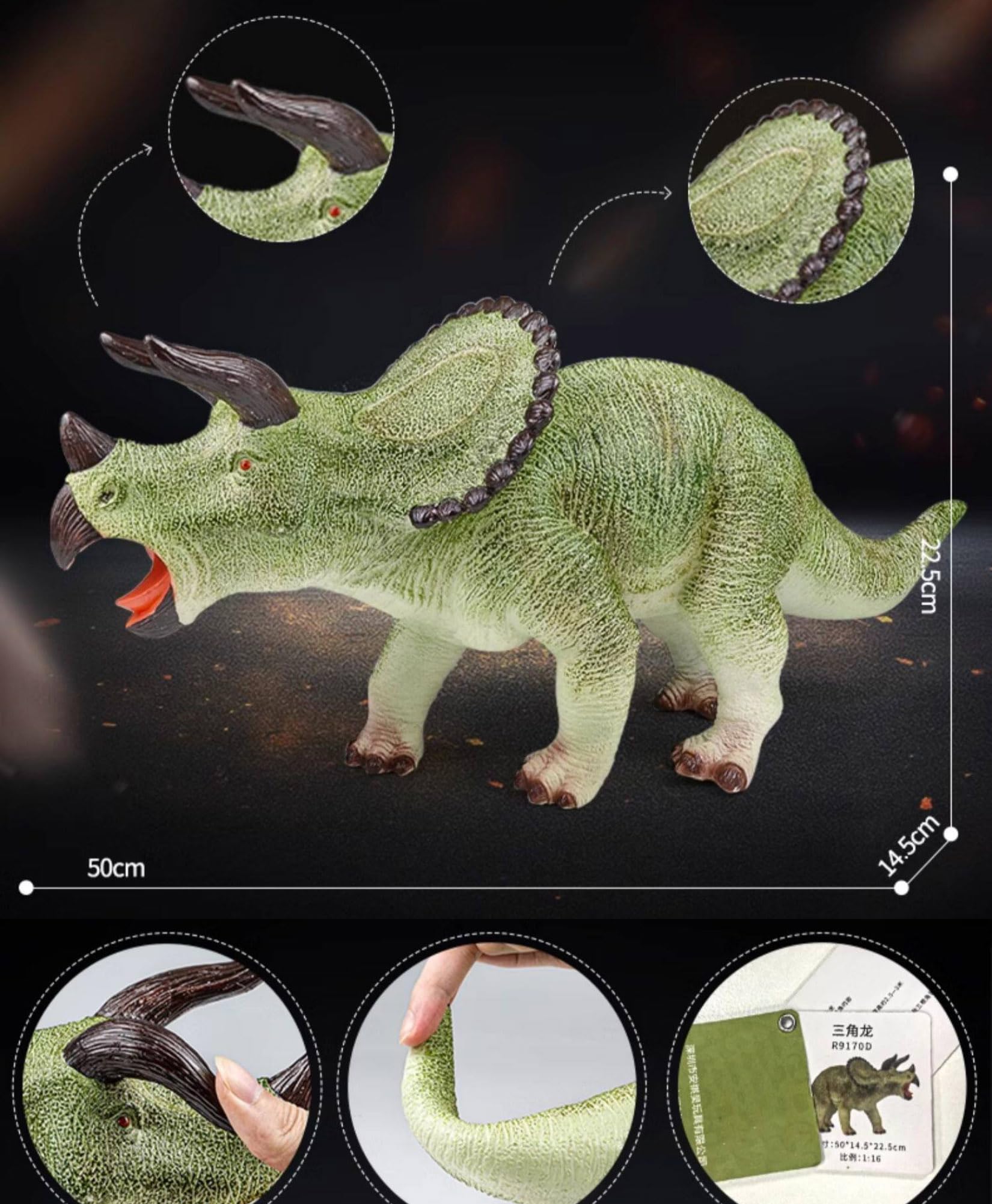 Recur Plus Triceratops Dinosaur Animal Model