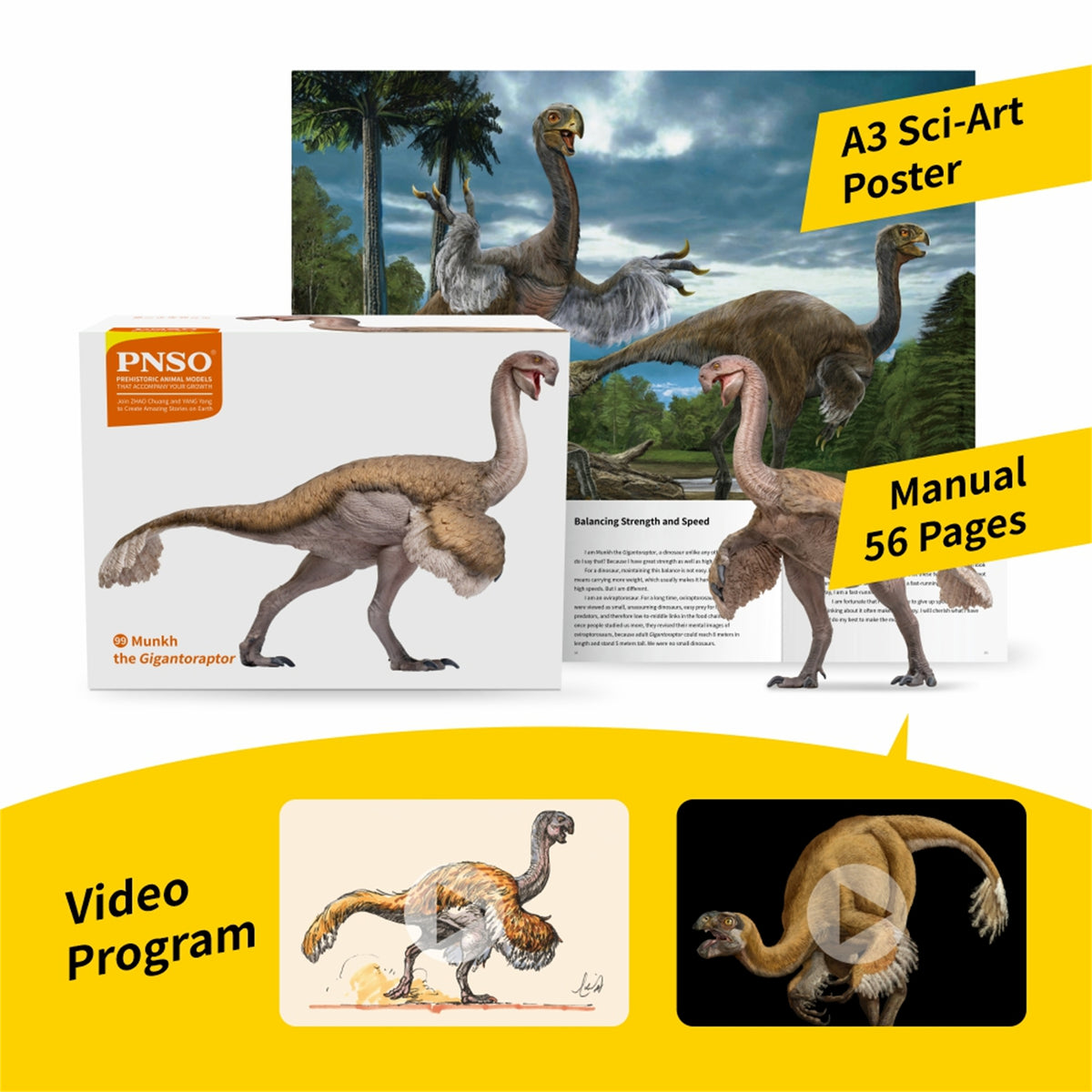 PNSO 99 Gigantoraptor Munkh Model