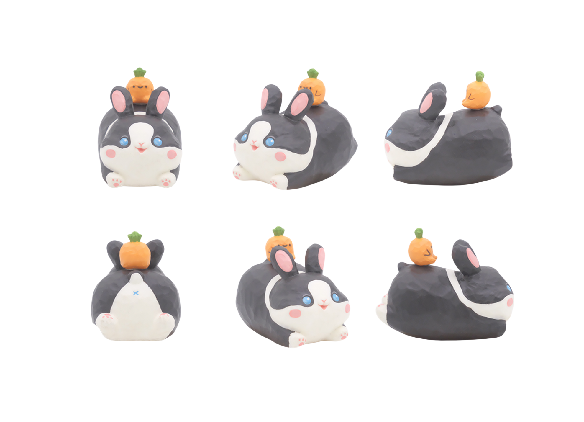 Rabbit Pulling Radish Model