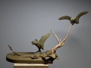 Sensen 1:5 Scale Anurognathus Scene Statue