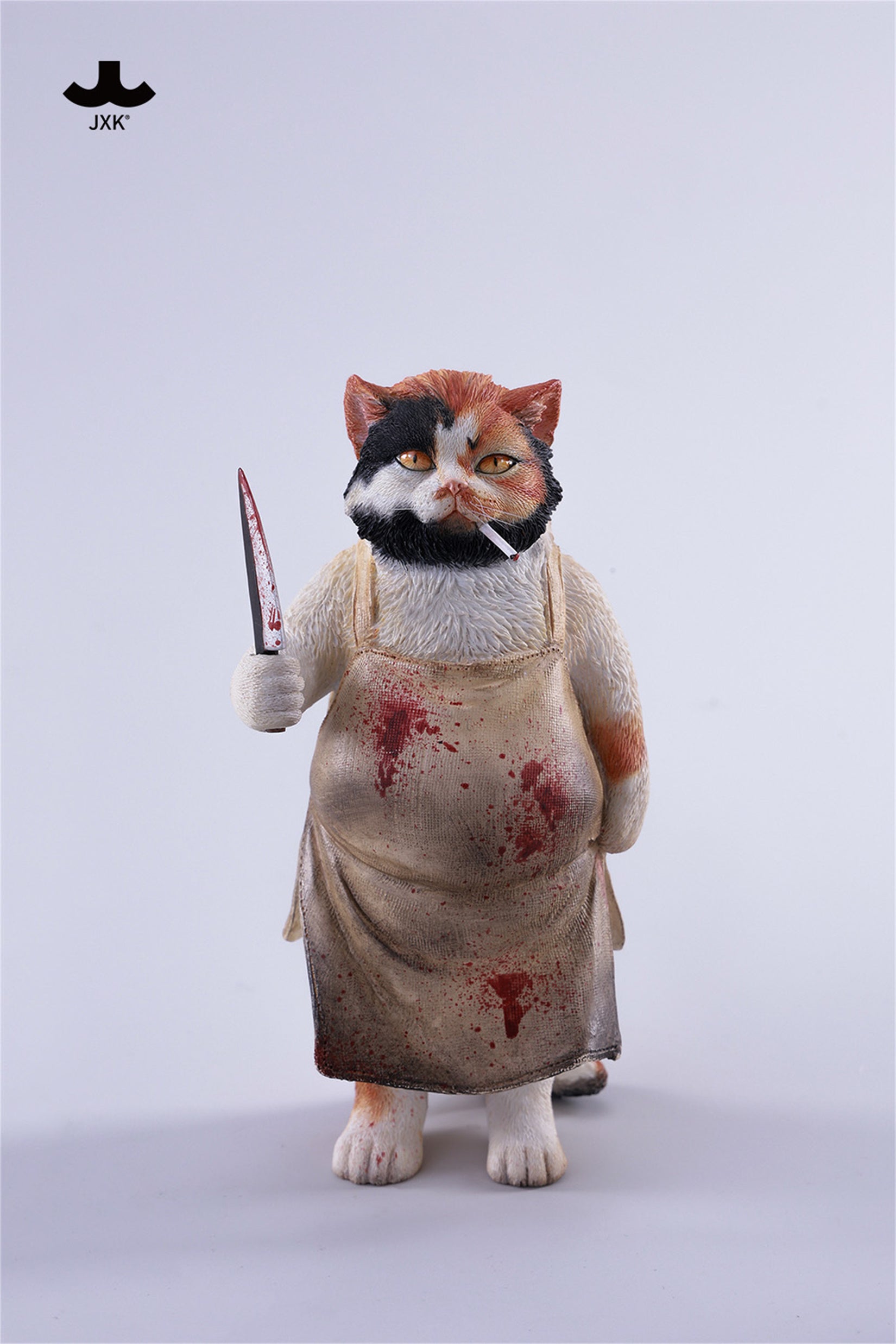 JXK Butcher Cat Model Animal Figure