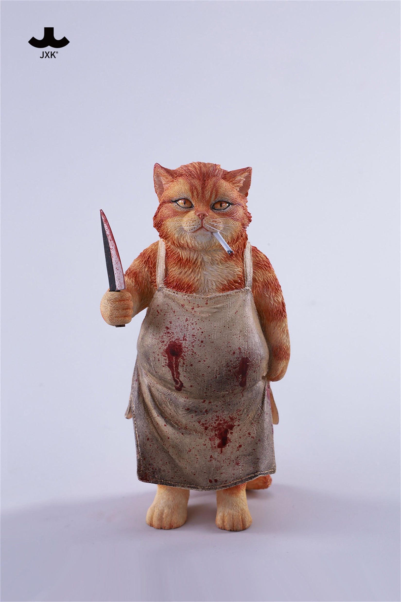 JXK Butcher Cat Model Animal Figure