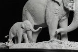 De CLAY Studio Asian Elephant Scene Statue