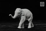 De CLAY Studio Asian Elephant Scene Statue