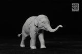 De CLAY Studio Asian Elephant Scene Statue