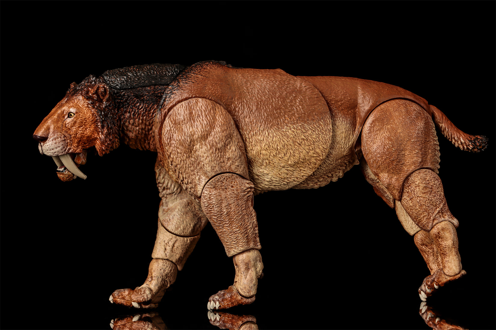 Bestien des Mesozoikums: Smilodon populator – Actionfigur im Maßstab 1:18