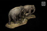 De CLAY Studio Asian Elephant Scene Statue