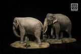 De CLAY Studio Asian Elephant Scene Statue